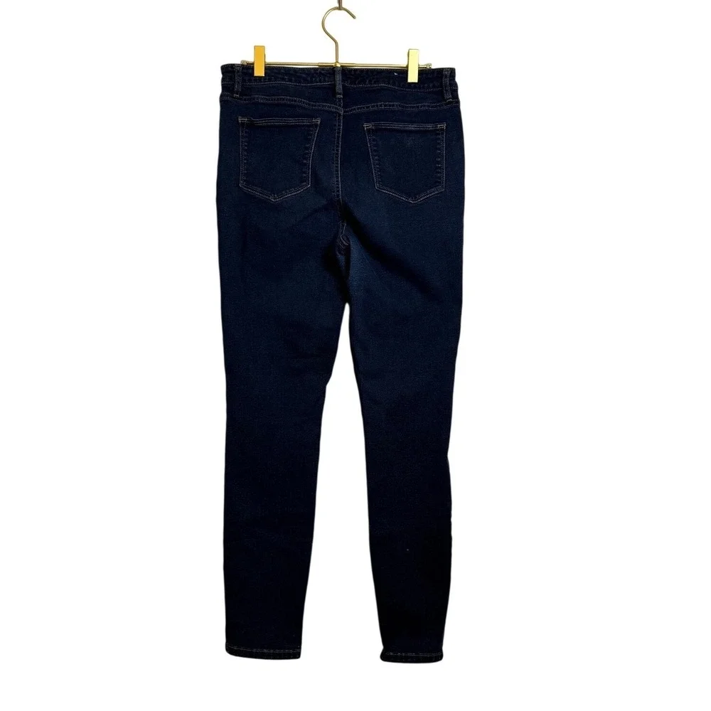 Ellen‎ Tracy Refined Mid Rise Skinny Jeans Dark Wash Size 10 - Picture 3 of 7